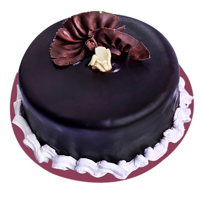 "Round shape Pure Chocolate Cake - 1kg - Click here to View more details about this Product